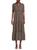 商品Max Studio | Tiered Floral Midi Dress颜色BLACK_MULTI