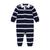 颜色: French Navy Multi, Ralph Lauren | Striped Cotton Rugby Coverall (Infant)