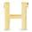 商品第20个颜色INITIAL H, Saks Fifth Avenue Collection | 14K Yellow Gold Initial Pendant Necklace