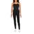 color Caviar Black, Catherine Malandrino | Catherine Malandrino Women's 2 Piece Crop Top & Leggings Activewear Fitness Set
