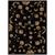 颜色: Black, KM Home | CLOSEOUT! Pesaro Flores 7'9" x 11' Area Rug