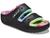 Crocs | Classic Cozzzy Sandal, 颜色Black/Multi Spray Dye