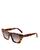 color Havana/Gray Gradient, Celine | Women's Cat Eye Sunglasses, 51mm