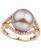 颜色: Rose Gold, Honora | Cultured White Ming Pearl (11-13mm) & Diamond (1/3 ct. t.w.) Ring in 14k Gold