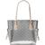 Michael Kors | Large East West Embossed Tote, 颜色Silver