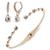 颜色: Gold, Givenchy | Silver-Tone 2-Pc. Set Stone Station Bangle Bracelet & Matching Drop Earrings
