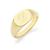 颜色: Gold - D, brook & york | Reagan Initial Signet Gold-Plated Ring