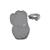 商品第7个颜色Grey Slate, embe | Infant Headband And Starter Swaddle Original Bundle