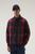 商品Woolrich | Wool Blend Oxbow Flannel Overshirt - Made in USA颜色Red Blue Check