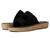 商品Cole Haan | Cloudfeel Espadrille Slide Sandal颜色Black Nubuck