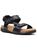 商品Clarks | Roseville Mae Womens Leather Open Toe Sport Sandals颜色black leather