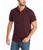 Nautica | Men's Slim Fit Short Sleeve Solid Soft Cotton Polo Shirt, 颜色Shipwreck Burgundy Heather