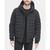 商品DKNY | Men's Quilted Hooded Bomber Jacket颜色Black