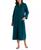 颜色: Emerald, Miss Elaine | Plus Size Zip-Front Long-Sleeve Fleece Robe