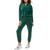 商品Tommy Hilfiger | Women's Velour Cropped Half-Zip Pullover颜色Botanical
