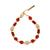 颜色: Red, Tahari | Gold-Tone & Glass Stone Line Bracelet
