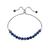颜色: Sodalite, Macy's | Genuine Stone Bead Adjustable Bracelet in Silver Plate