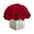 商品第1个颜色Red Flame, Rose Box NYC | Mini Modern Half Ball of Roses