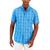 商品Club Room | Men's Short-Sleeve Plaid Shirt, Created for Macy's颜色Med Sapphire