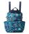 color Royal Blue Seascape, Sakroots | Eco-Twill Loyola Small Convertible Backpack