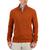 商品第12个颜色Deep Rust, Club Room | Men's Quarter-Zip Textured Cotton Sweater, Created for Macy's