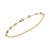 商品第2个颜色Gold, Givenchy | Silver-Tone Crystal Stone Detail Bangle Bracelet