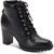 商品Style & Co | Style & Co. Womens Lucillee Almond Toe Z Ankle Boots颜色BLack Smooth