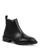 Steve Madden | Women's Leopold Pull On Chelsea Boots, 颜色Black Leather