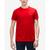 颜色: Red, Lacoste | Men's Classic Crew Neck Soft Pima Cotton T-Shirt