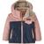 颜色: New Navy/Mallow Pink, Patagonia | Reversible Tribbles Hooded Jacket - Toddlers'