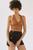 color Brown Multi, Urban Outfitters | UO O-Ring Halter Top