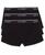 颜色: Black, 2(x)ist | Men's Cotton Stretch 3 Pack No-Show Trunk