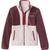 color Malbec / Mineral Pink, Columbia | Girls' Back BowlFull Zip Fleece Jacket