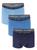 商品Calvin Klein | 3-Pack Logo Surge Trunks颜色BLUE
