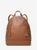 color LUGGAGE, Michael Kors | Brooklyn Medium Pebbled Leather Backpack