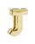 商品第10个颜色Gold - J, Moleskine | Initial Gold Plated Notebook Charm