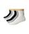 颜色: True Gray Heather/Assorted, Under Armour | Training Cotton Quarter Socks 6-Pair