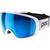 颜色: Hydrogen White/Spektris Blue, POC Sports | Fovea Mid Clarity Comp Goggles