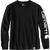 商品Carhartt | Carhartt Women's WK231 Workwear Sleeve Logo LS T-Shirt颜色Black