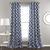 颜色: navy, Lush Decor | Edward Trellis Light Filtering Window Curtain Panel Set