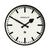 颜色: Black, Newgate | Newgate Number Three Railway Wall Clock - Black