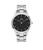 color Silver/Black, Daniel Wellington | 40 mm Iconic Link Bracelet Watch
