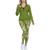 color Green, Nicole Miller Sport | Nicole Miller Sport Women's Full Zip Activewear Jacket with Shimmer Panels
