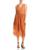 Tahari | Sleeveless V Neck Dress, 颜色Terracotta
