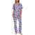 颜色: Blue, Flora Nikrooz | Women's 2-Pc. Gabriella Printed Pajamas Set