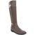 商品Karen Scott | Karen Scott Womens Deliee 2 Belted Knee-High Riding Boots颜色Stone