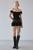 颜色: Black, Urban Outfitters | UO Rosie Smocked Tiered Ruffle Romper