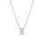 颜色: silver, LuvMyJewelry | Emerald Elegance 14K Gold Lab Grown Diamond Necklace - 0.75ct