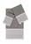 颜色: Dark Gray, Linum Home Textiles | ARIAN 3PC Cream Lace Embellished Towel Set