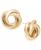 颜色: Gold, And Now This | Silver, Gold Plated Brass Interlocking Stud Earring